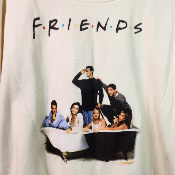 ☕ FRIENDS TV Show Sweatshirt | Cast Bath Tub | XL 📺 - Picture 3 of 6
